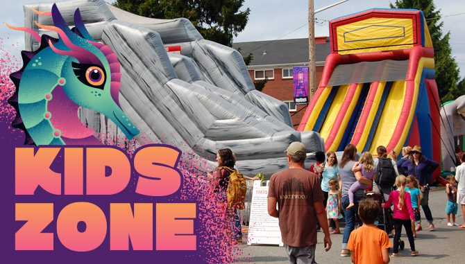 Kids Zone at West Seattle Summer Fest