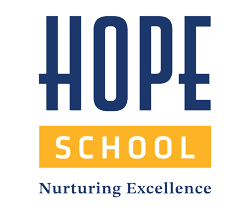Logo for Hope School. The word 