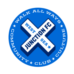 Blue circular logo with a white X in the center labeled 