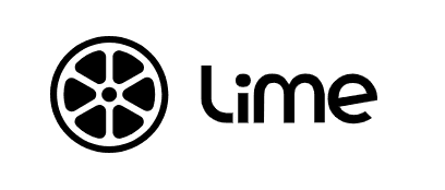 A black and white logo with a citrus fruit slice graphic next to the word 