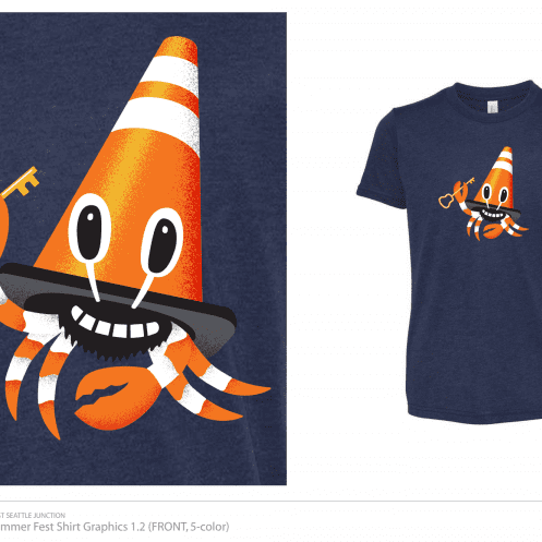 Front side of 2022 Summer Fest T-Shirt